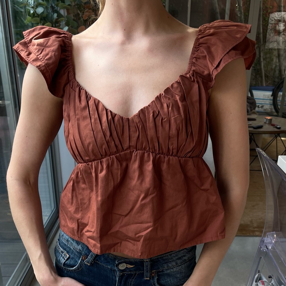 Abercrombie & Fitch Terracotta Blouse